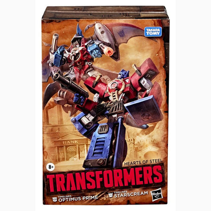 Transformers Timelines Hearts of Steel Comic Edition Figurines Optimus Prime & Starscream 14 cm - Image 4