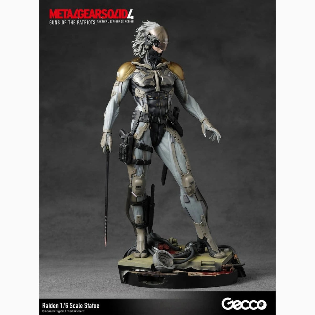 Metal Gear Solid 4 Guns of the Patriots statue 1/6 Raiden 32 cm - Image 5