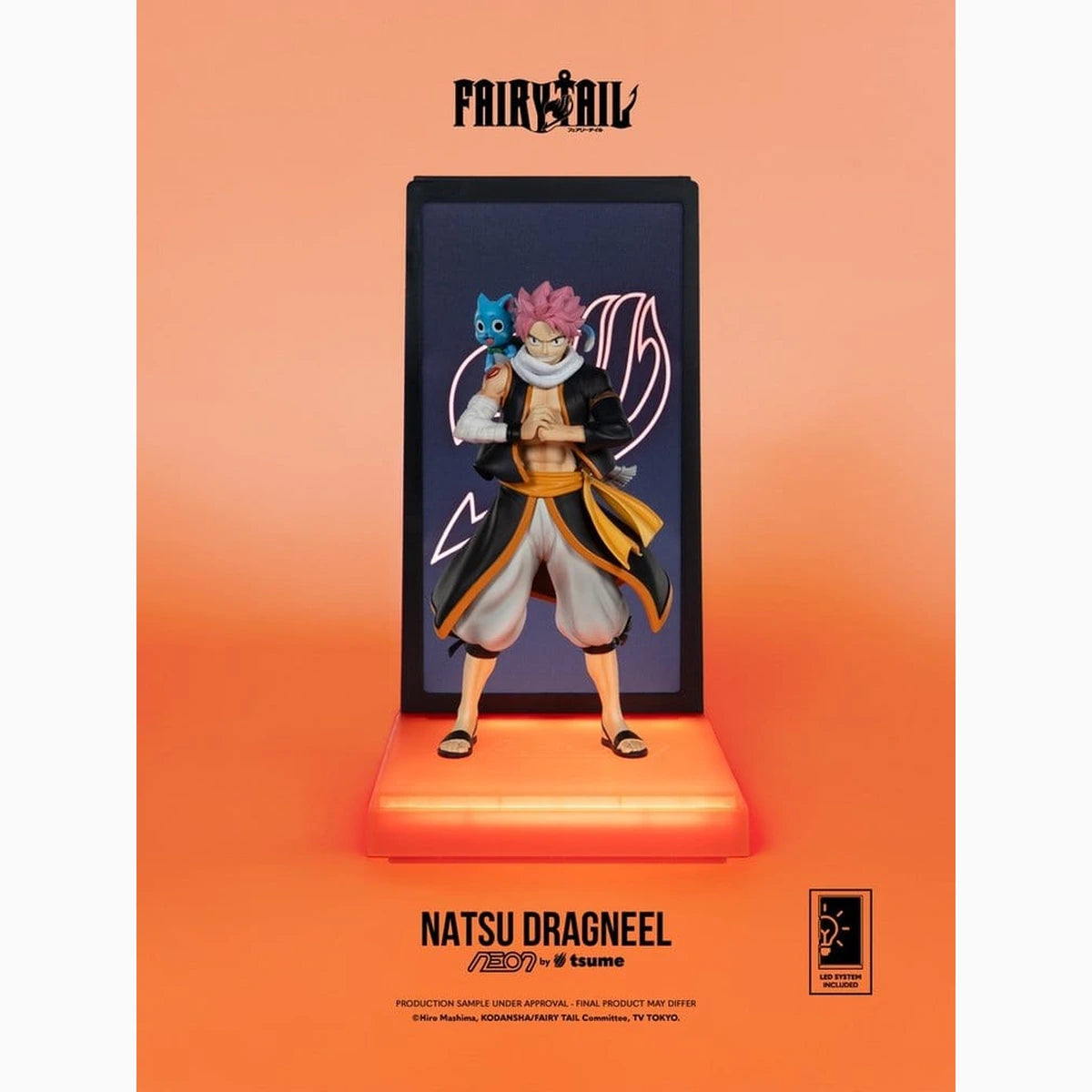 Fairy Tail Neon figurine 1/9 Natsu Dragneel 25 cm - Image 1