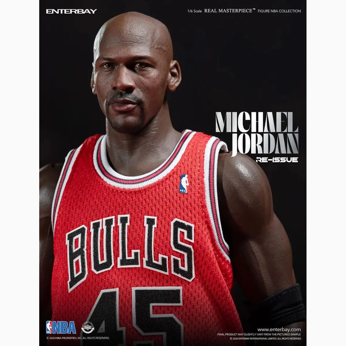 NBA Collection figurine Real Masterpiece 1/6 Michael Jordan I'm Back Edition Limited 30 cm - Image 4