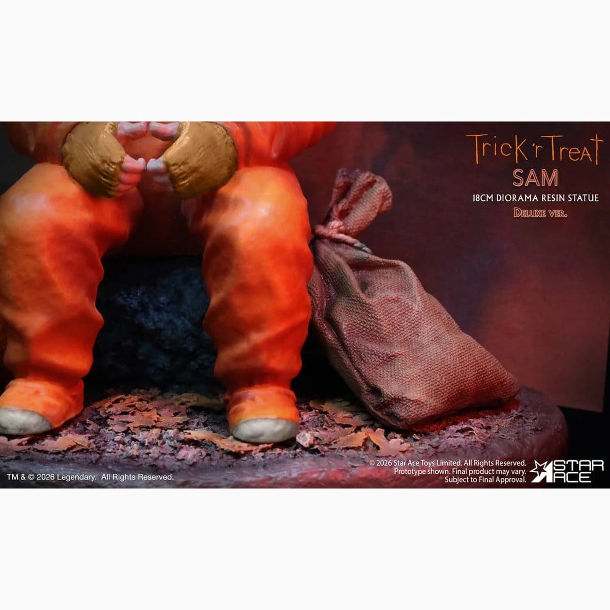 Trick R Treat Diorama Resin Statue Sam DX 18 cm - Image 6