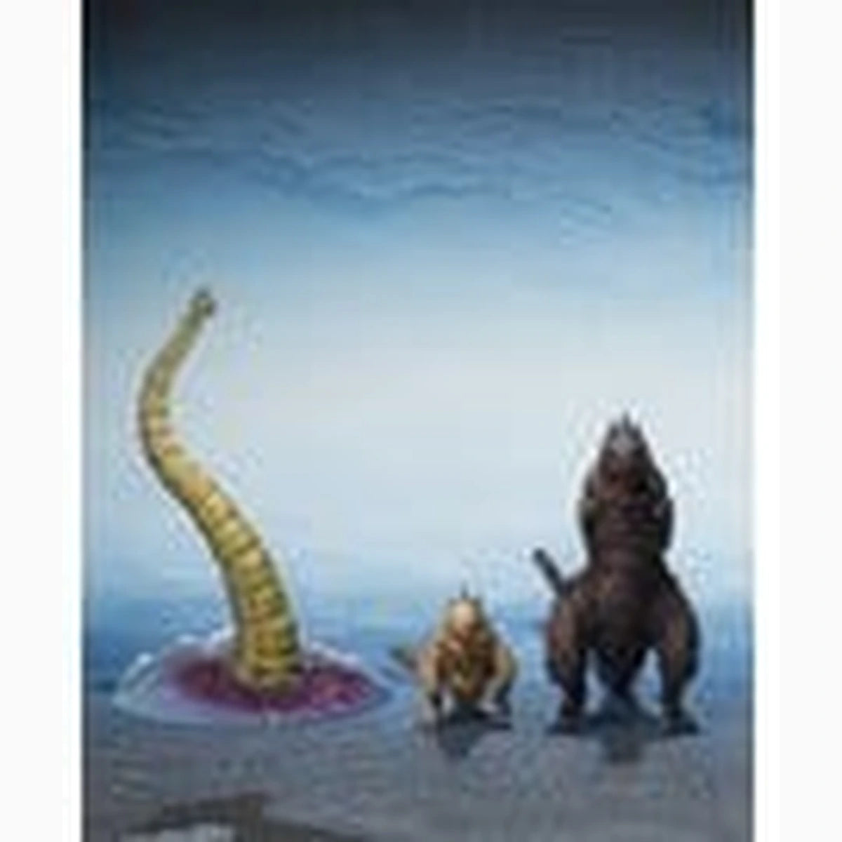 Godzilla 2016 Pack 3 figurines S.H.MonsterArts The Second Form, Thrid Form, Giant Unidentified Creature Set - Image 2