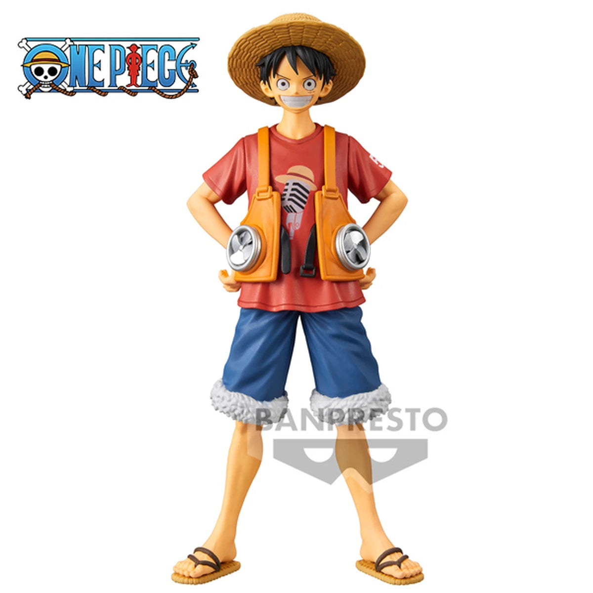 One Piece DXF The Grand Line Men Vol 1 Luffy 16cm - W94" - Image 1