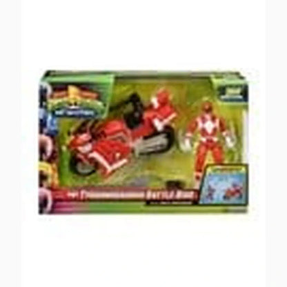 Power Rangers Battle Bike véhicule Tyrannosaurus Rex with Red Ranger 18 cm - Image 2