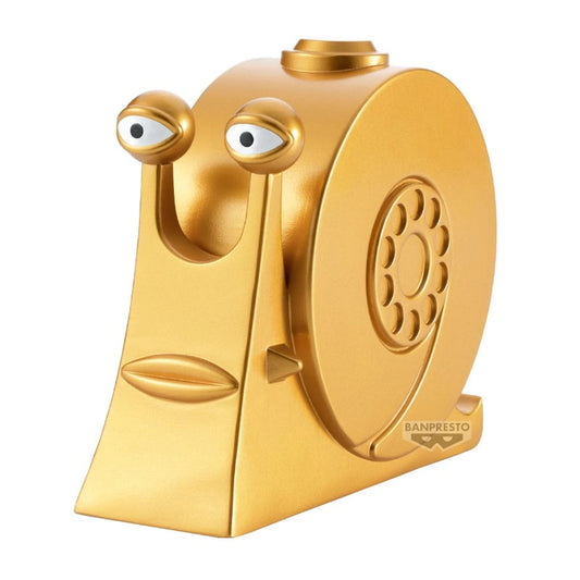One Piece Sofvimates Golden Den Den Mushi 9cm W126 - Image 1