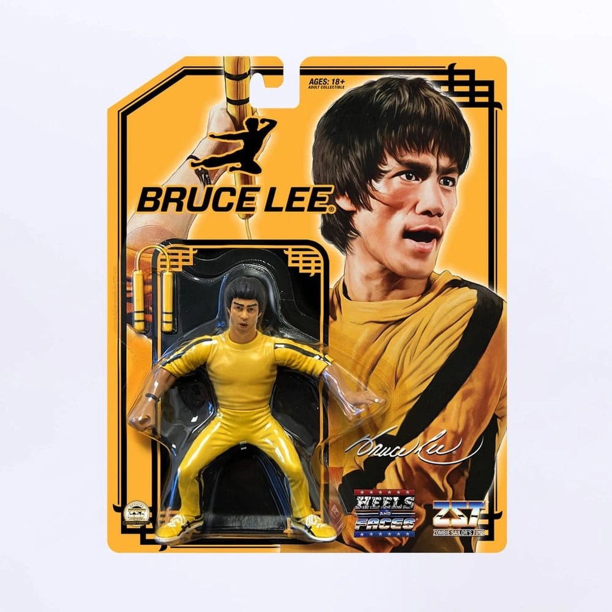 Bruce Lee Zombie Sailor's Toys figurine Yellow Tracksuit 11 cm - Image 3