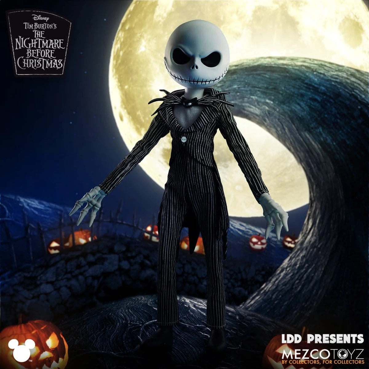 L'Étrange Noël de monsieur Jack LDD Presents poupée Jack Skellington 25 cm - Image 1