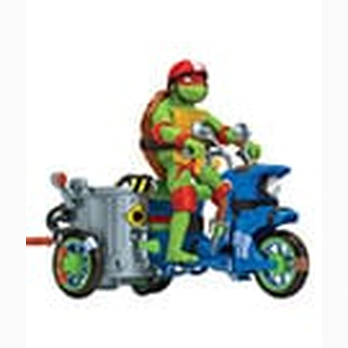 Ninja Turtles : Teenage Years figurine Raphael & Scooter et side-car 11 cm - Image 2