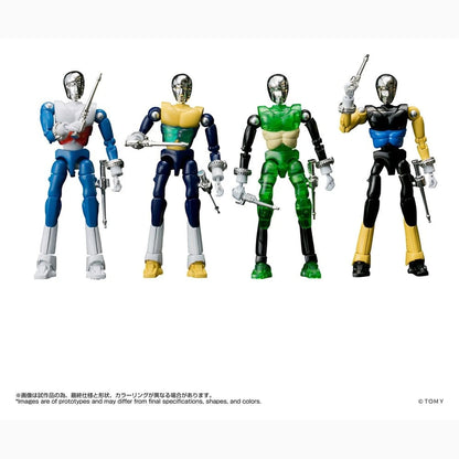 Microman Legacysoul Pack de 4 figurines SPYM M14X Set - Image 1