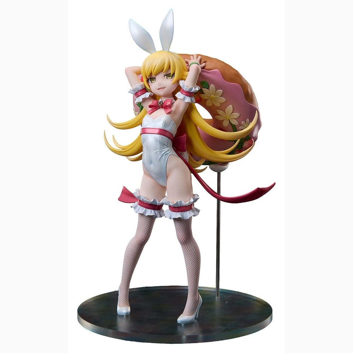 Monogatari Series statuette PVC 1/4 Shinobu Oshino White Bunny Ver. 35 cm - Image 1
