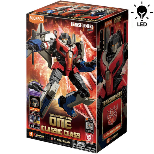 Transformers Blokees Classic Class 16 Starscream Transformer One - Image 1