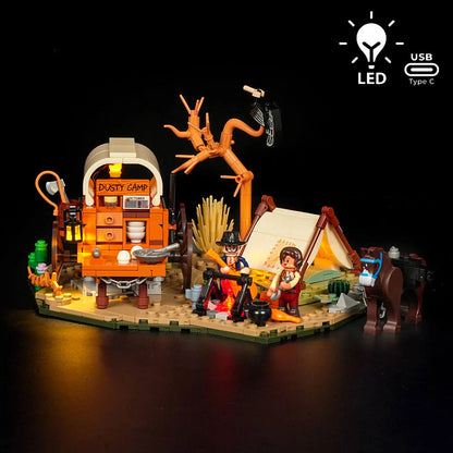 Lumibricks The Old West 14008 Cowboy Camp - Image 1