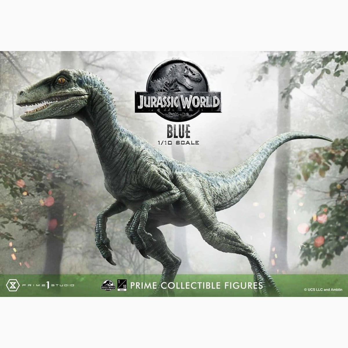 Jurassic World (Film) Prime Collectible Figures statue 1/10 Blue 17 cm - Image 3