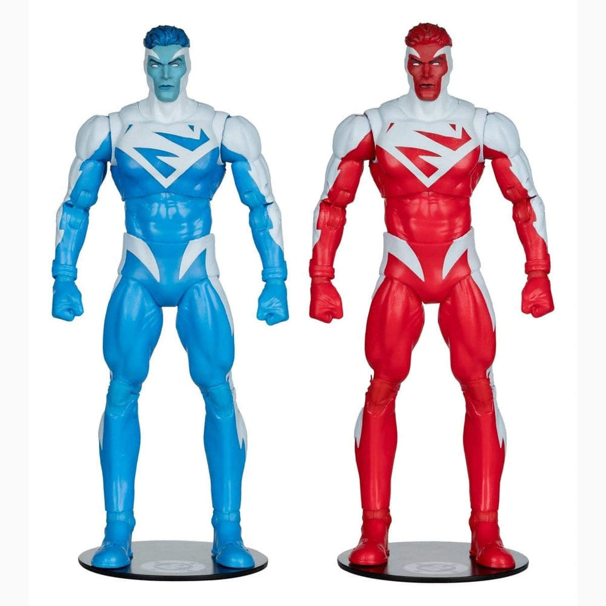DC Multiverse pack 2 figurines Superman Blue vs. Superman Red (Gold Label) 18 cm - Image 7