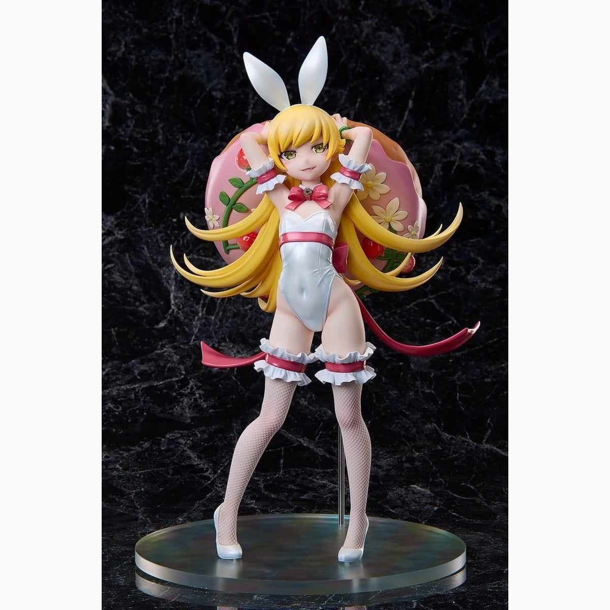 Monogatari Series statuette PVC 1/4 Shinobu Oshino White Bunny Ver. 35 cm - Image 4