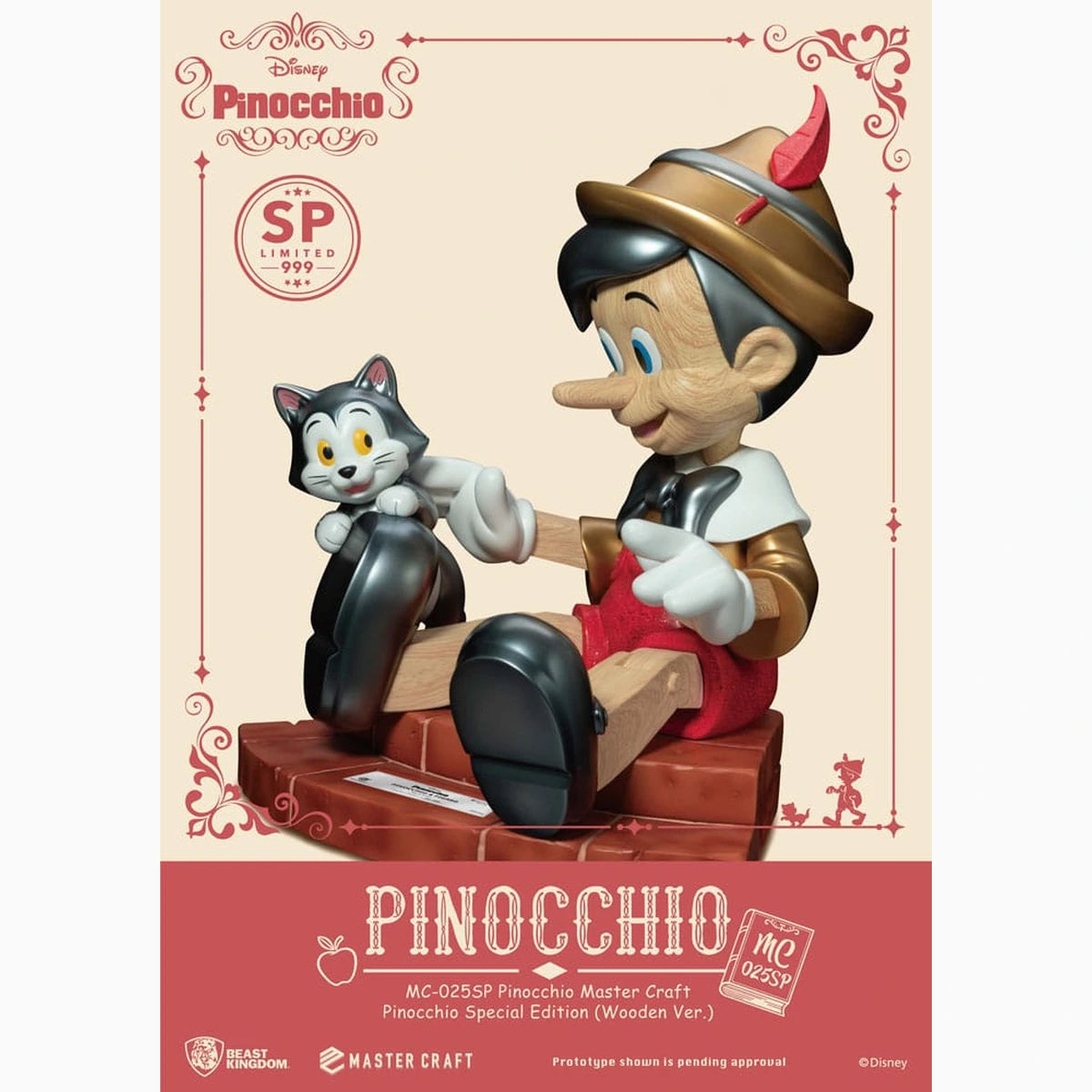 Disney statuette Master Craft Pinocchio Wooden Ver. Special Edition 27 cm - Image 4