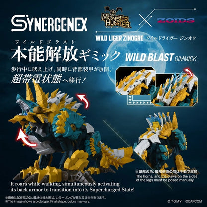 Zoids figurine Wild Liger Zinogre 29 cm - Image 6