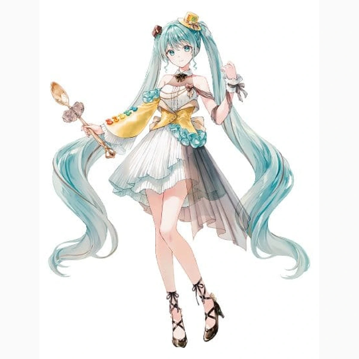 Hatsune Miku x Tirol Choco Collaboration figurine PVC Coffee Nougat Another Color Ver. 19 cm - Image 1