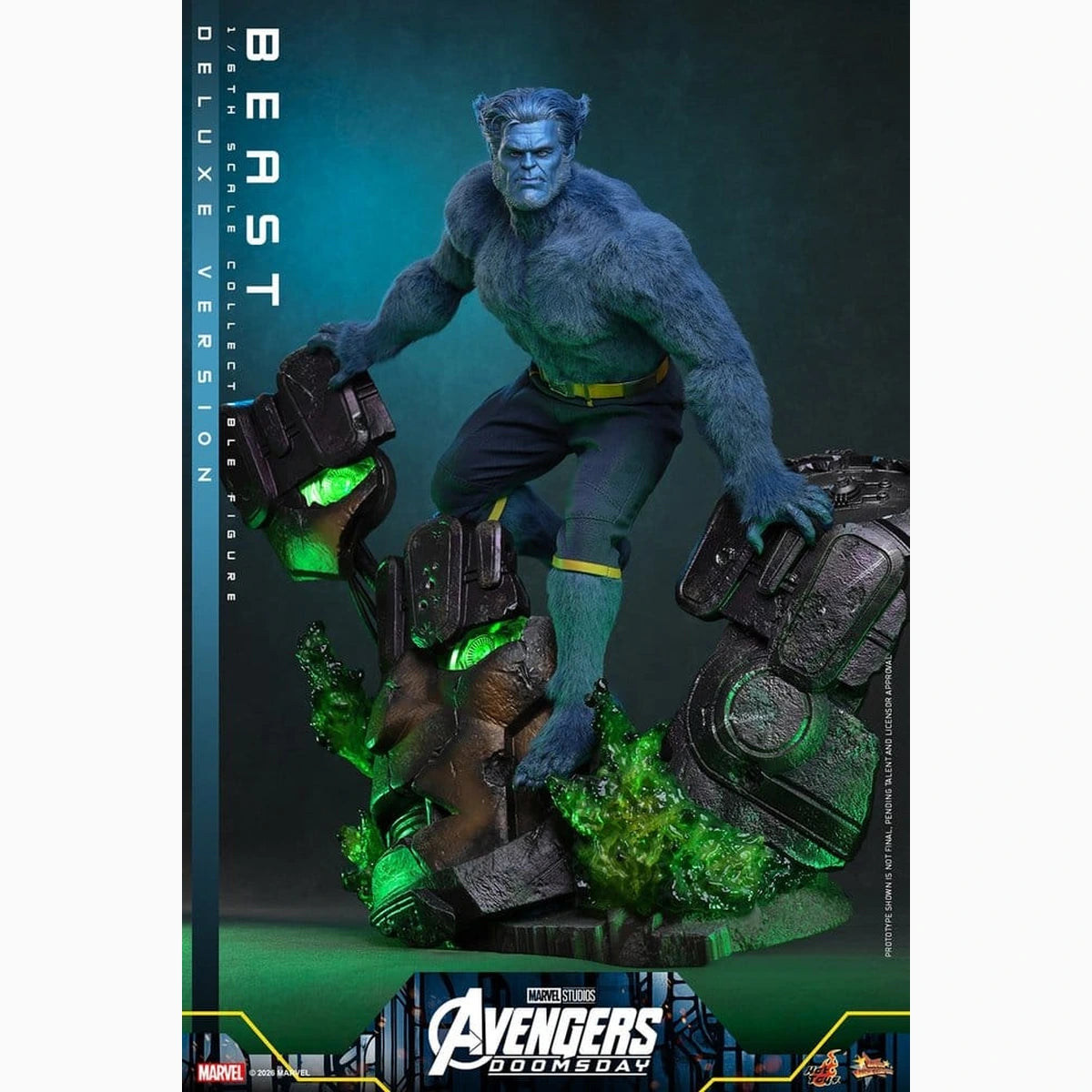 Marvel X-Men Movie Masterpiece figurine 1/6 Beast (Deluxe Version) 33 cm - Image 4