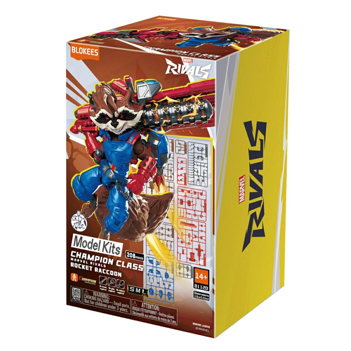 Marvel Rivals Blokees Classic Class 08 Rocket Raccoon - Image 1