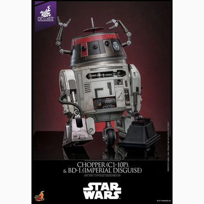 Star Wars figurine set 1/6 Chopper (C1-10P&trade;) & BD-1&trade; (Imperial Disguise) 18 cm & 8 cm - Image 4