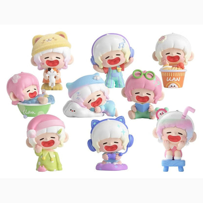 Original Character pack de 8 boîte-mystère figurines Lazy Home Diary 9 cm - Image 1