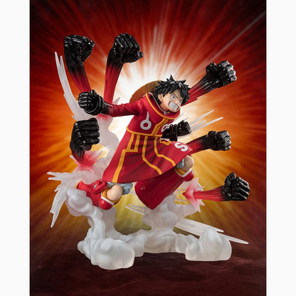 One Piece statuette PVC Figuarts ZERO Extra Battle Monkey D. Luffy -Gum Gum Hawk Gatling- 19 cm - Image 3
