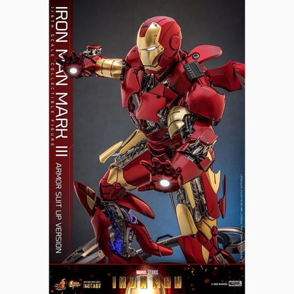 Iron Man figurine Movie Masterpiece Diecast 1/6 Iron Man Mark III (Armor Suit Up Version) 32 cm - Image 6