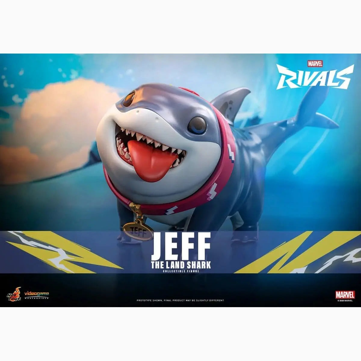 Marvel Rivals Videogame Masterpiece Series Figurine d'action Jeff the Land Shark 11 cm - Image 4