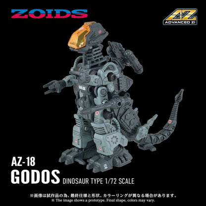 Zoids Plastic Model Kit 1/72 AZ-18 Godos 13 cm - Image 2