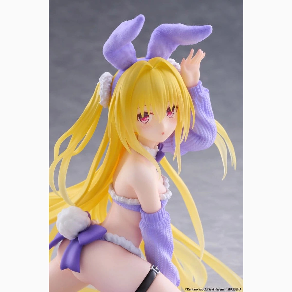 To Love-Ru Darkness figurine PVC MOFLOCK Golden Darkness (Fluffy Bunny Ver.) 13 cm - Image 4