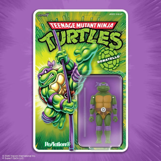 Teenage Mutant Ninja Turtles ReAction+ figurine Wave 01 Donatello - Image 1