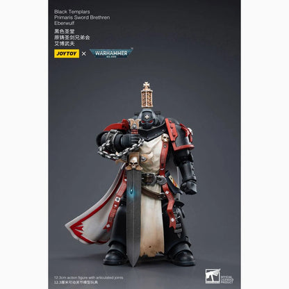 Warhammer 40k figurine 1/18 Black Templars Primaris Sword Brethren Eberwulf 12 cm - Image 3