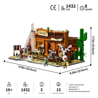 Lumibricks The Old West 14018 Western Fur Trading Post - Image 5