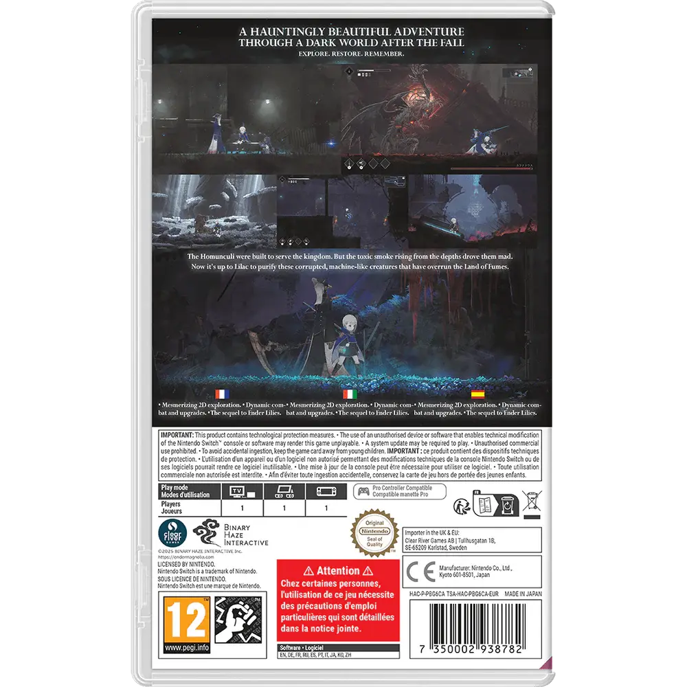 Ender Magnolia Bloom The Mist Deluxe Edition SWITCH Clear River Games