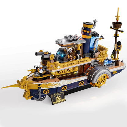 Lumibricks Steampunk World 11016 Steampunk Steamship - Image 2