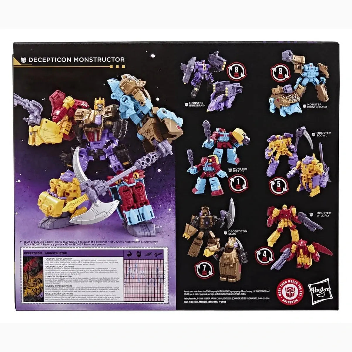 Transformers Age of the Primes Figurine Decepticon Monstructor 17 cm - Image 3