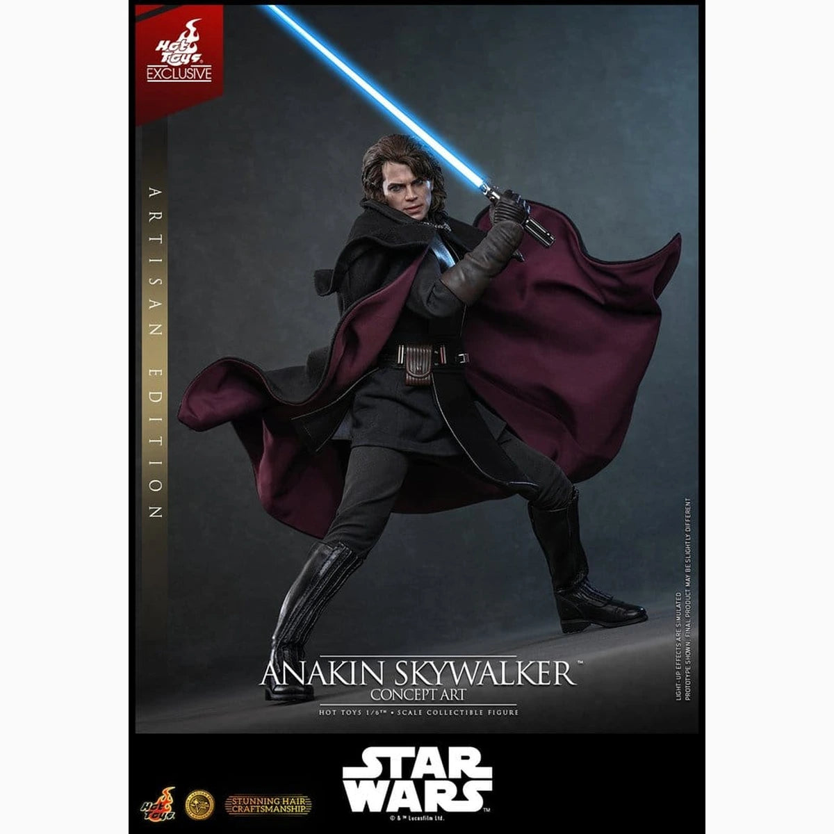 Star Wars Épisode III: La Revanche des Sith Movie Masterpiece figurine 1/6 Anakin Skywalker (Concept Art Version) (Artisan Edition) Hot Toys Exclusive 31 cm - Image 5