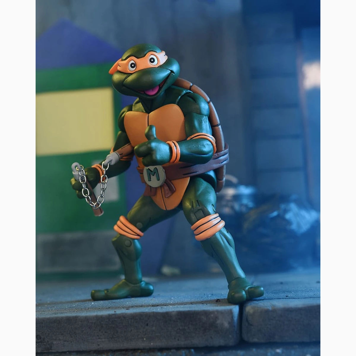 Teenage Mutant Ninja Turtles (1987 Cartoon) figurine Ultimate Michelangelo (VHS) 18 cm - Image 1
