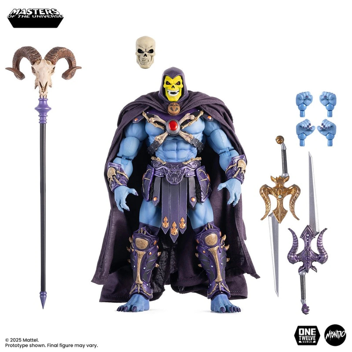 Masters Of The Universe Motu 200X Mondo 1/12 Scale Figure Skeletor - Image 3