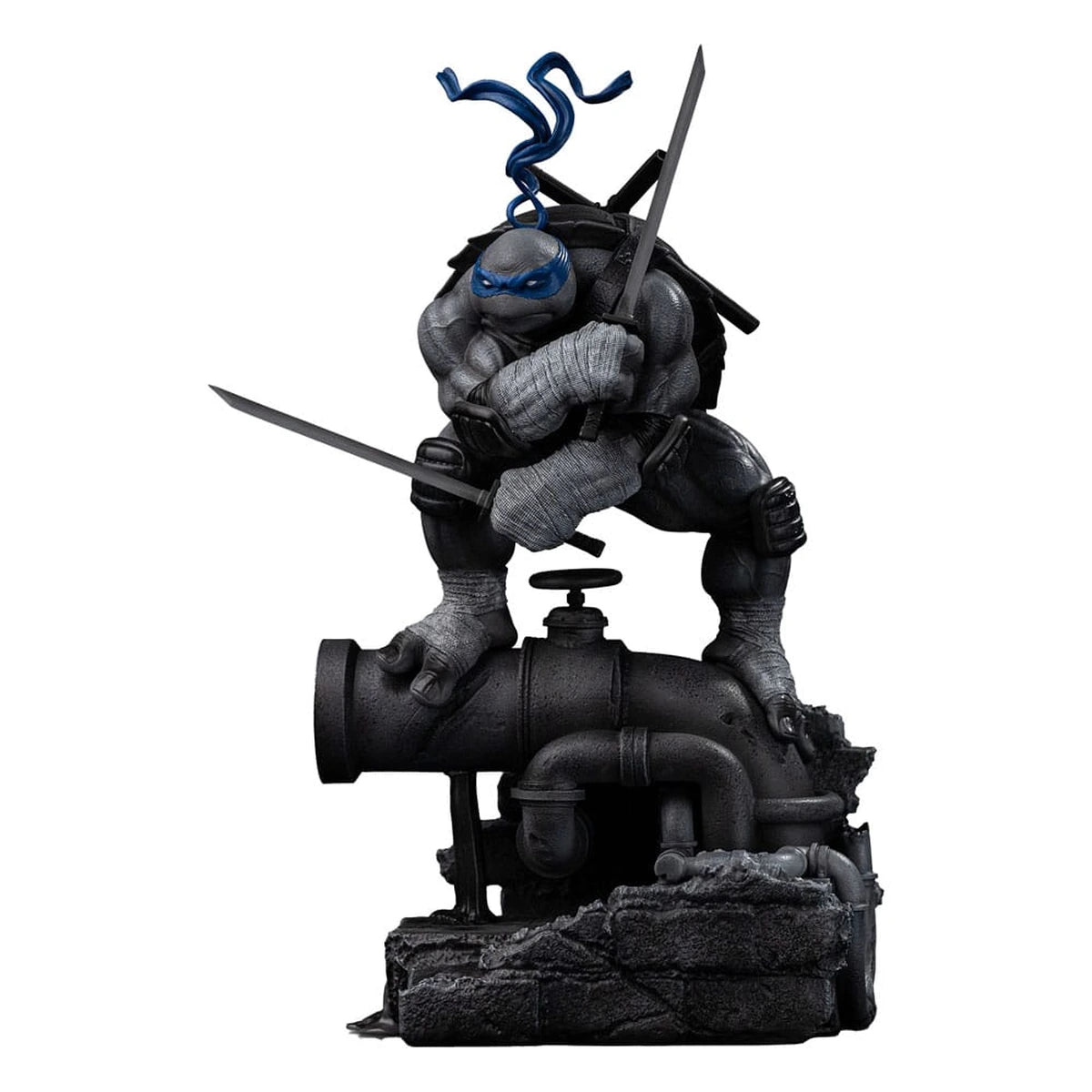 Tortues Ninja statuette 1/10 Art Scale Leonardo Black and White Variant 26 cm heo exclusive - Image 1