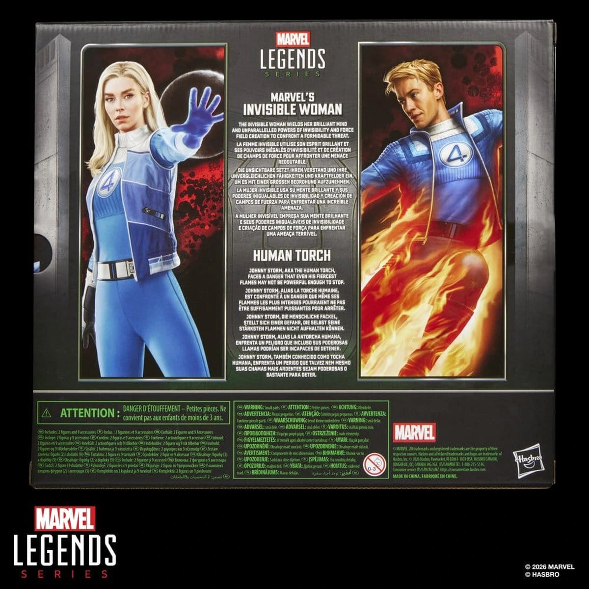 Avengers: Doomsday Marvel Legends pack 2 figurines Marvel's Invisible Woman & Human Torch 15 cm - Image 3