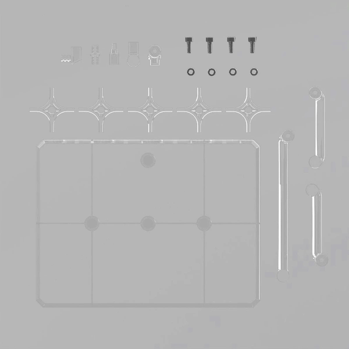 Gundam Gunpla Action Base 8 Clear Color - Image 2
