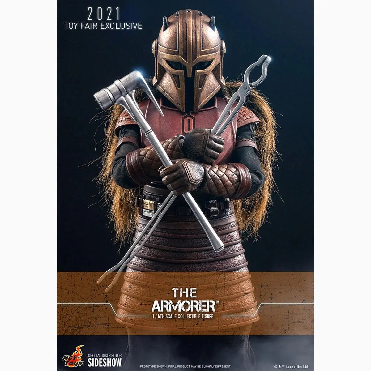 Star Wars The Mandalorian figurine 1/6 The Armorer 2021 Toy Fair Exclusive 29 cm - Image 3