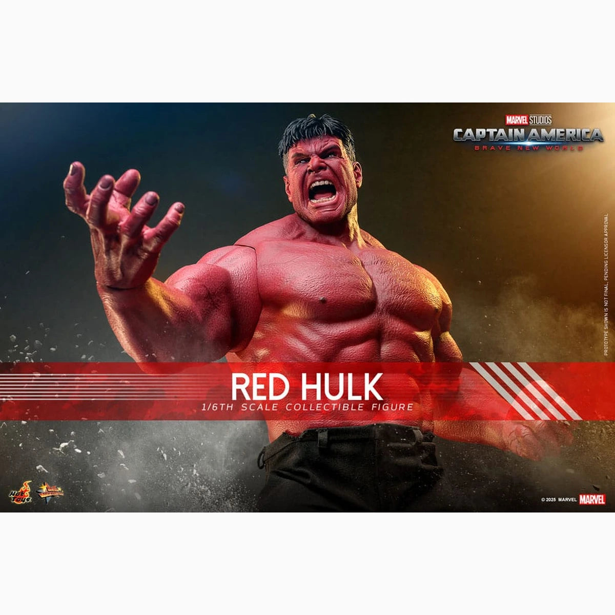 Captain America: Brave New World figurine Movie Masterpiece 1/6 Hulk Red Hulk 47 cm - Image 3