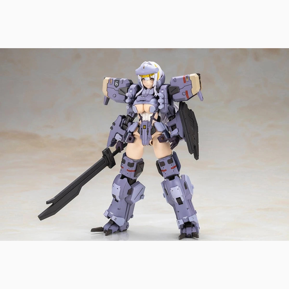 Front Mission Plastic Model Kit Non Zenith Girl Gray Ver. 16 cm - Image 3