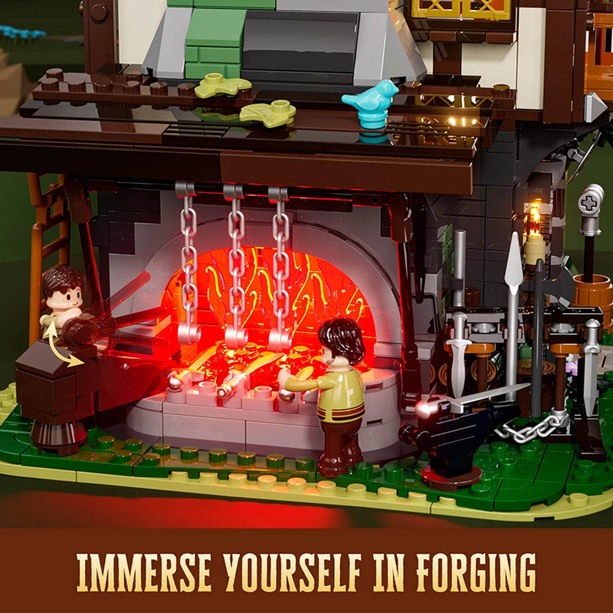 Lumibricks Middle Ages 12006 Forge House - Image 2
