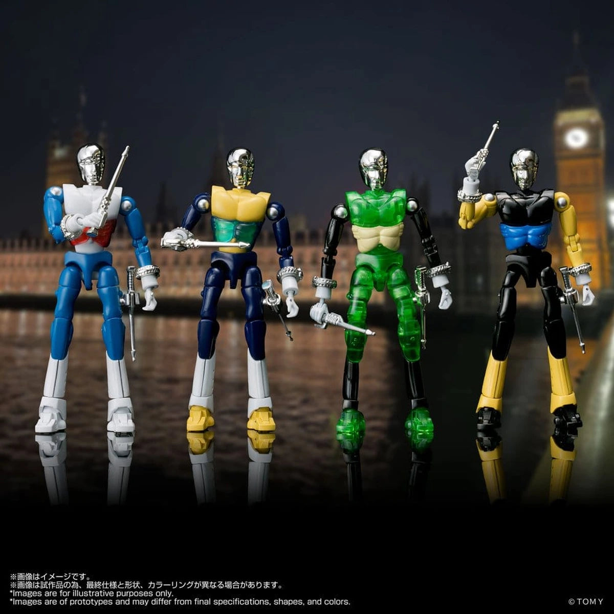 Microman Legacysoul Pack de 4 figurines SPYM M14X Set - Image 2