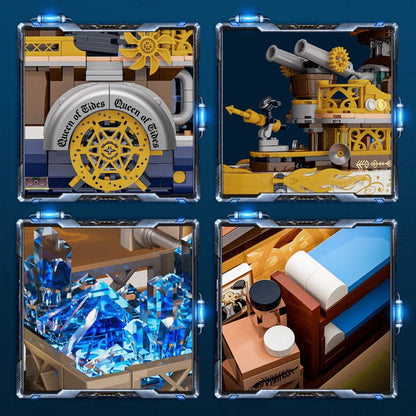 Lumibricks Steampunk World 11016 Steampunk Steamship - Image 3