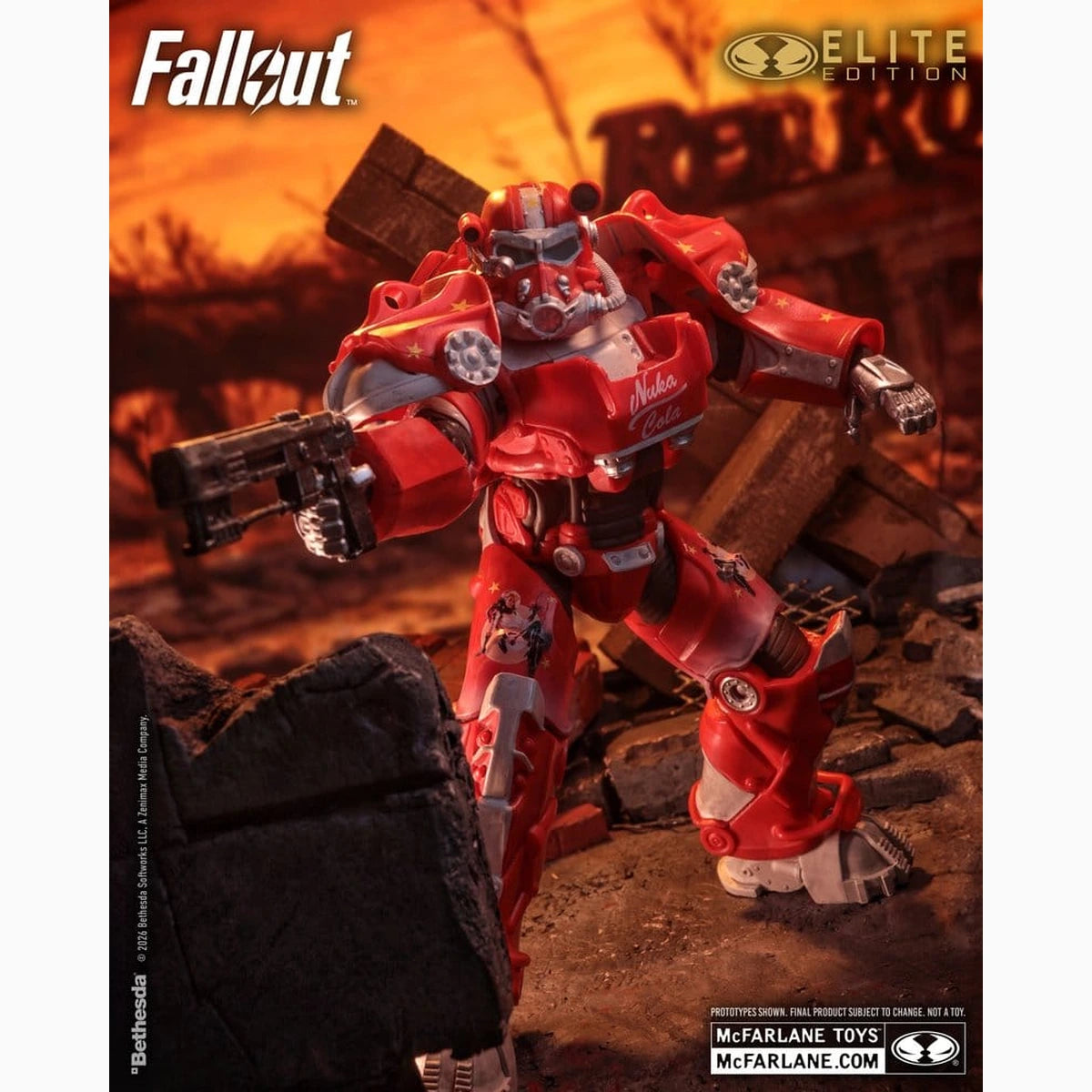 Fallout McFarlane Elite Edition figurine Fallout 76 Nuka Cola T-60 (Gold Label) 19 cm - Image 4